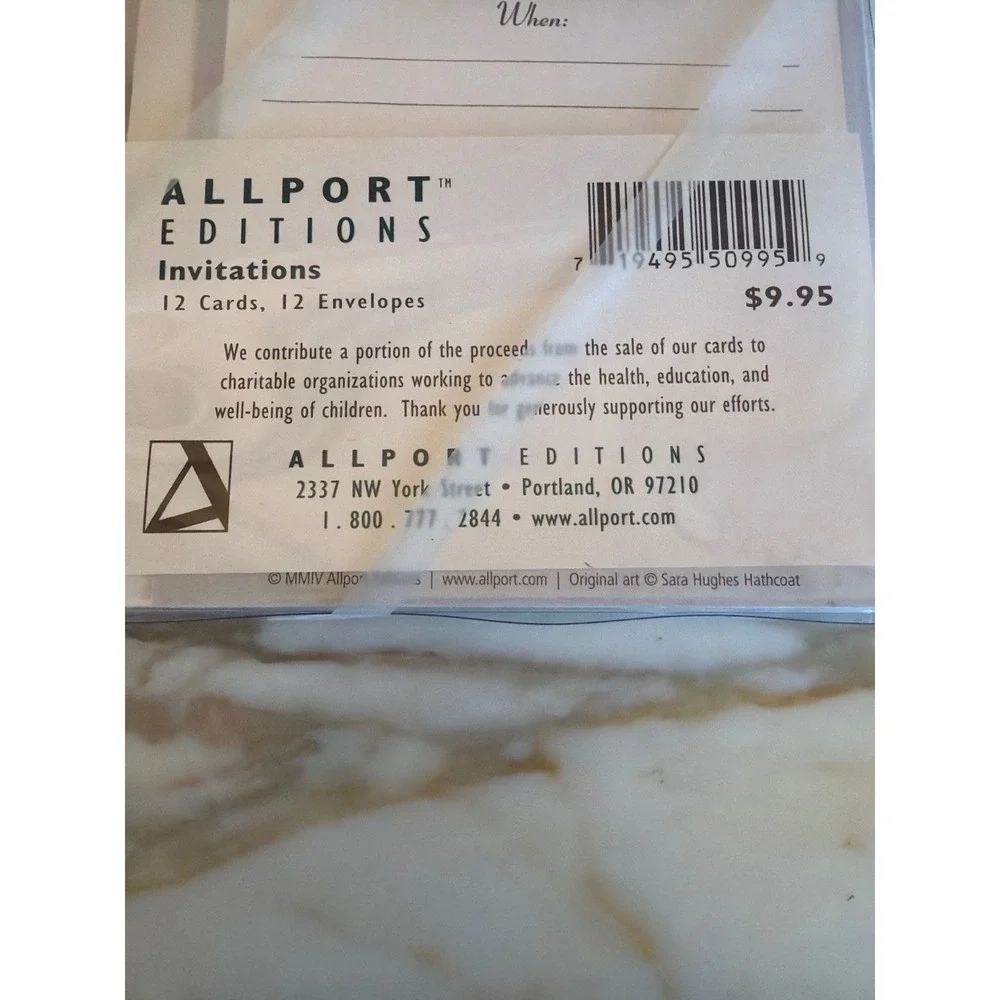 Allport Editions Holiday Party Invitations Lot of‎ 3 (12 cards ea)